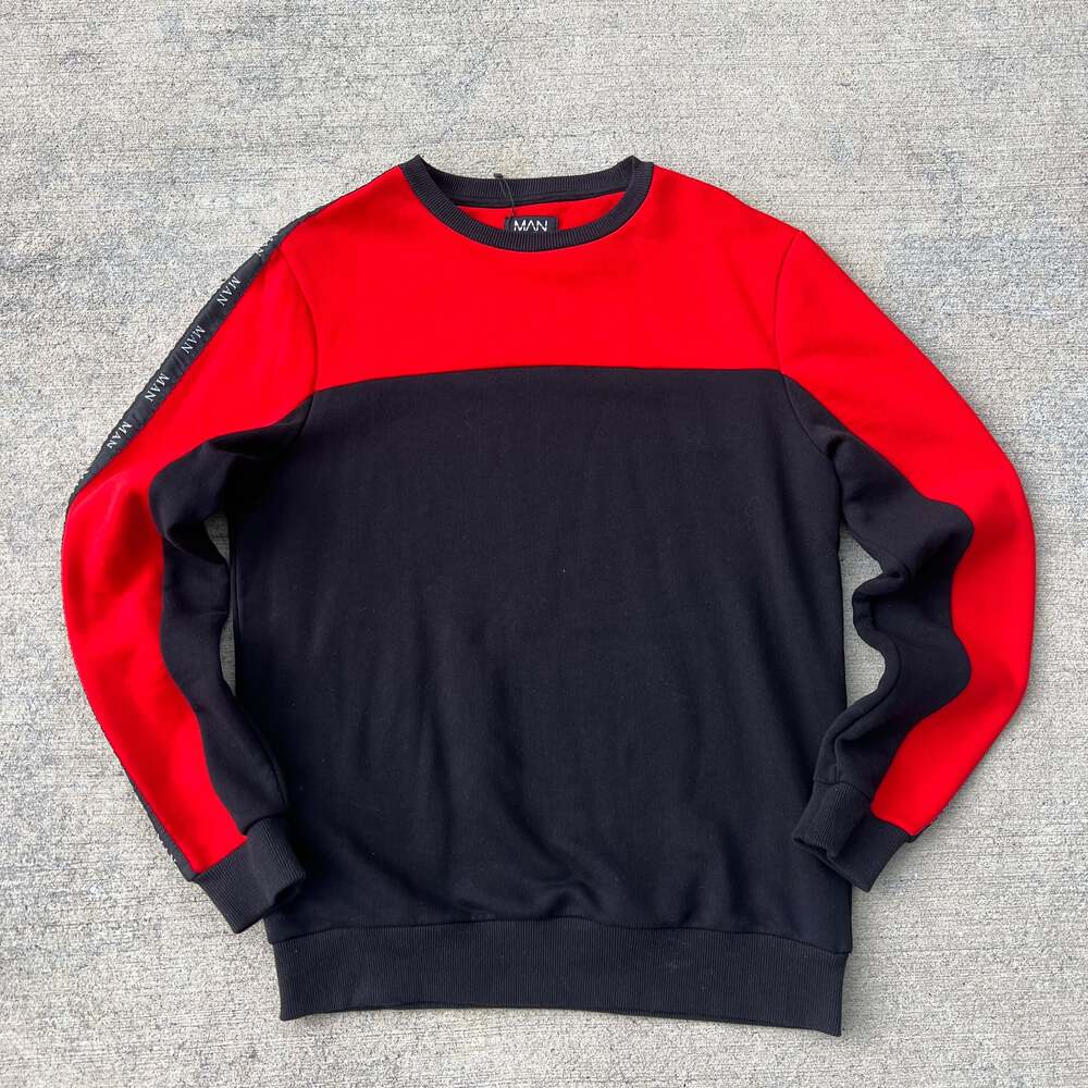 MAN Colour Block Sweater Tracksuit With Tape